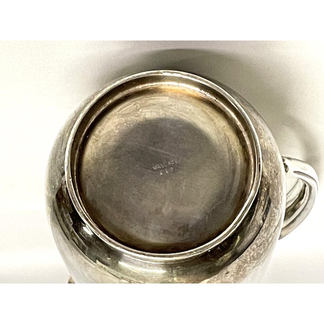 Wallace Silverplate Lidded Water Pitcher For Sale - Image 9 of 10