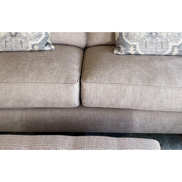 Lee Industries 2452 English Roll-Arm Sofa in Sandstone — Bench-Made For Sale - Image 6 of 8