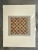 This vintage serigraph captures the geometric precision of mid-20th-century graphic art, its repeating motif of stars and...