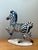 Vintage Italian Ceramic Zebra Sculpture For Sale - Image 4 of 12