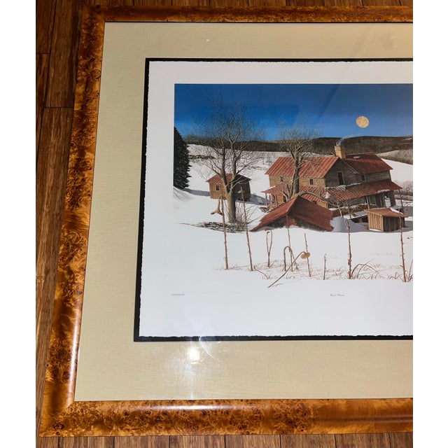 Realism Bob Timberlake "Ray's Moon" Lithograph Print, Framed, Signed & Numbered For Sale - Image 3 of 8