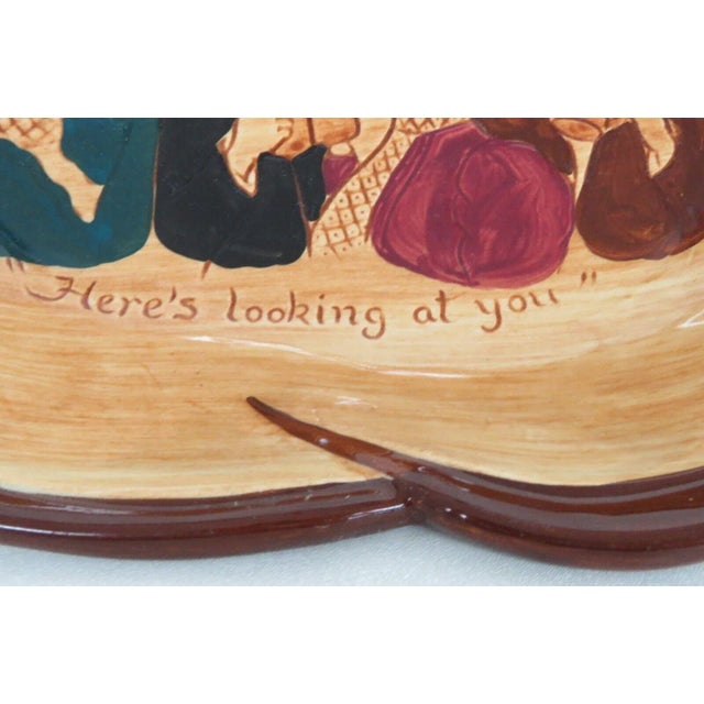 Pennsbury Pottery Pretzel Bowl Gay Nineties Here's Looking at You Kid For Sale - Image 10 of 13