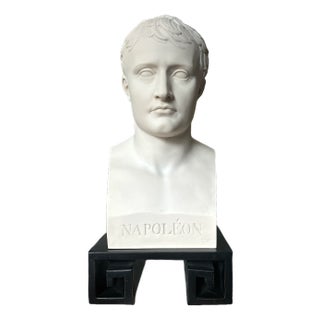 Napoléon Bust by Antoine-Denis Chaudet – Museum Cast (Sèvres / Louvre Stamp), on Custom Plinth For Sale