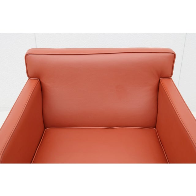 Mid-Century Modern Ludwig Mies Van Der Rohe for Knoll Krefeld Brown Lounge Chair For Sale - Image 9 of 12