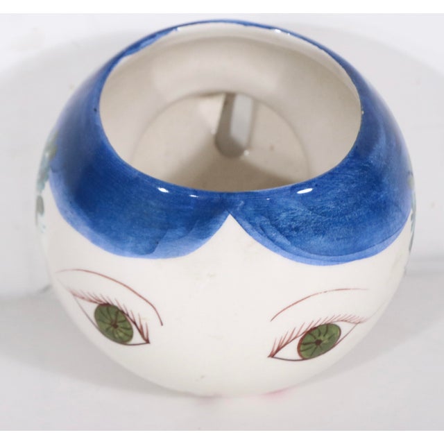 Whimsical Mid 20th Century Italian Pottery String Holder For Sale - Image 9 of 11