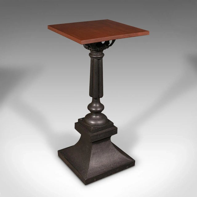 Victorian 1850's Heavy Pair of Portico Tables For Sale - Image 3 of 10