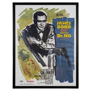 French James Bond 007 Dr. No Grande Release Poster, 1962 For Sale
