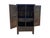 Early 19th Century Antique Chinese Black Two-Door Cabinet With Brass Hardware, Circa 1826 For Sale - Image 5 of 5