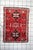 1940s, Vintage Persian Shiraz Rug, Tribal Triple Medallion, Red Field, 4 X 5 For Sale - Image 10 of 11