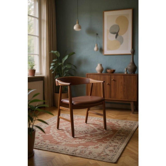 Vintage Armchair in Teak and Leather from Farstrup Møbler, 1960s For Sale - Image 9 of 18