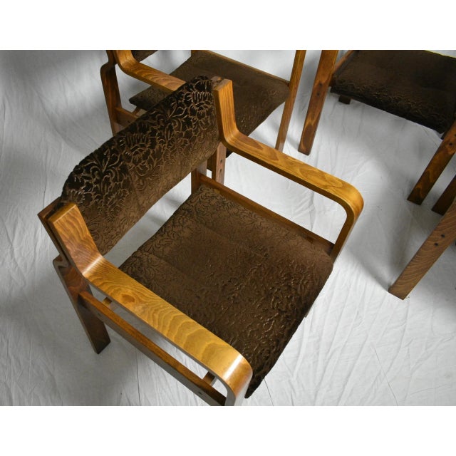Dining / Office Chairs by Ludvik Volak for Drevopodnik Holesov, 1960s, Set of 4 For Sale - Image 11 of 18