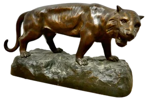 Bronze Tiger Statue, 1970s