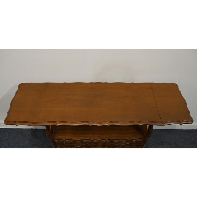 Thomasville Furniture Tableau Collection French Provincial 59" Drop Leaf Server Buffet 8561-520 For Sale - Image 9 of 12