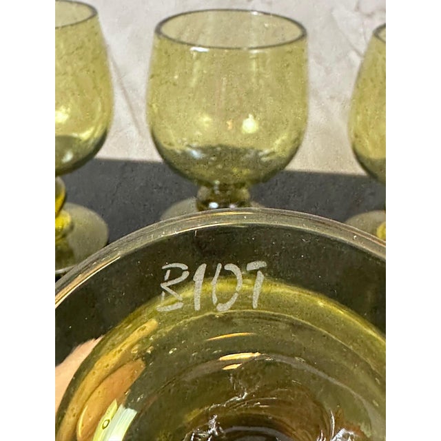 Cocktail Glasses from Biot, Set of 6 For Sale - Image 9 of 11