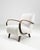 Introducing the 1950s Czech Wooden Armchair by J. Halabala, a timeless piece that combines vintage charm with modern...