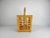 Wood Asian Motif Bamboo Magazine Rack For Sale - Image 7 of 9