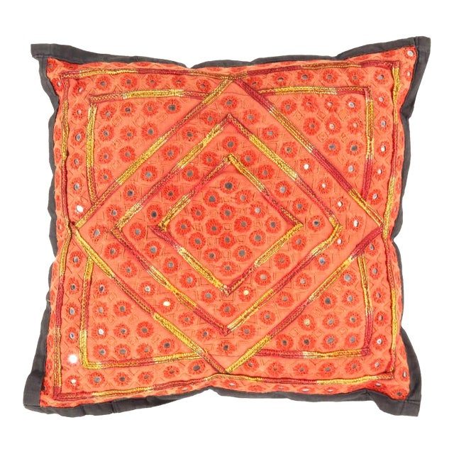 Pasargad DC Rust Design Pillow For Sale