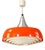 Vintage Pendant Light in Aluminum, 1970s For Sale