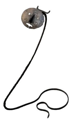 Vintage Italian Brutalist Iron Sculpture by Marcello Fantoni, 1950s
