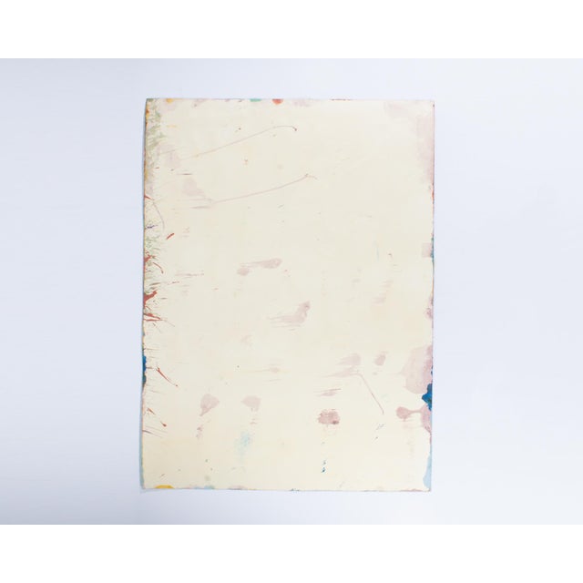 Green 1980s Abstract Acrylic Landscape by Harry Hilson For Sale - Image 8 of 8