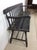 Antique Black Painted Deacons Bench For Sale - Image 11 of 18