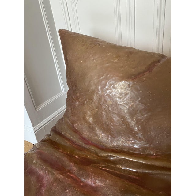 Pink Sculptural Pillow Floor Lamp in Fiberglass Resin by Hajime Goto, 1970s For Sale - Image 8 of 14