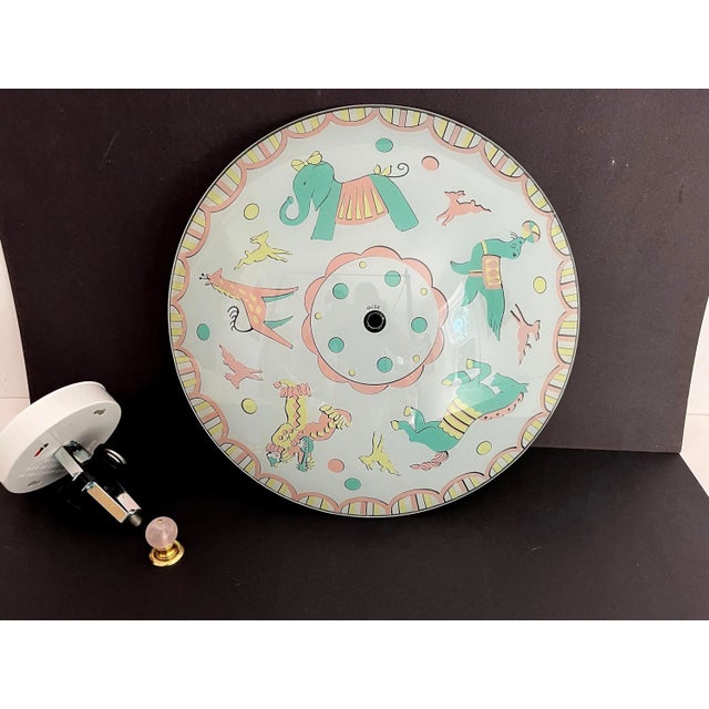 1950s Circus Animals Ceiling Light For Sale - Image 18 of 18