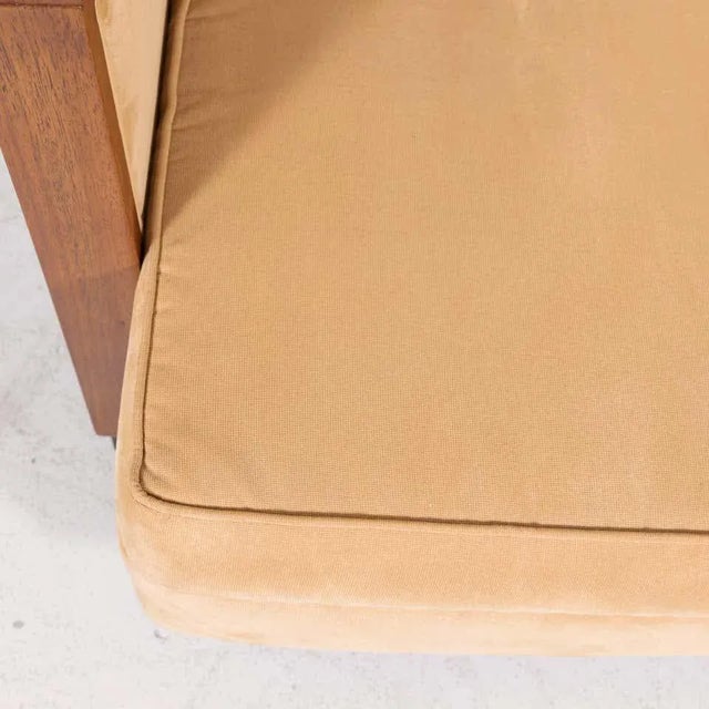 1930s 1930s French Art Deco Period Walnut Armchair or Lounge Chair For Sale - Image 5 of 13