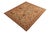A 6x7 antique rug in needlepoint style, handmade in wool originating from China circa 1980-1990. Outstanding in its rare...