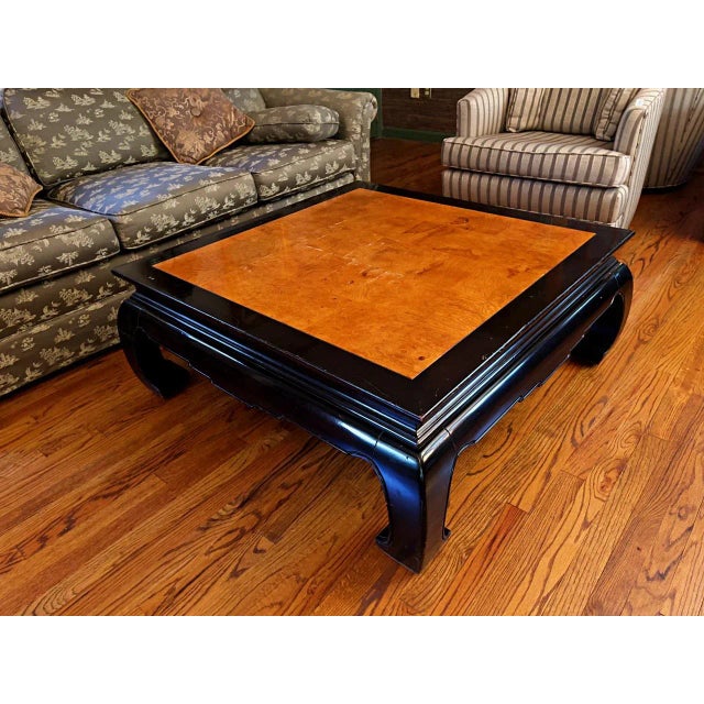 Ethan Allen Ming Dynasty Style Square Cocktail Table Chairish