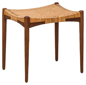 Teak Stool, 1950s