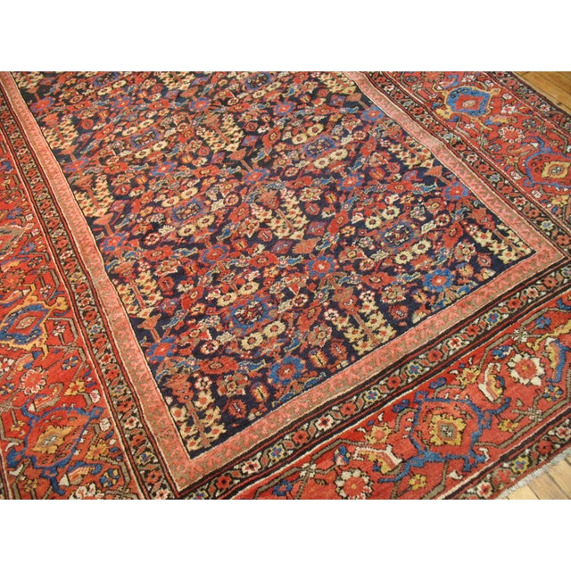 Antique Mahal Rug - 6'10" x 12'3" For Sale - Image 10 of 10