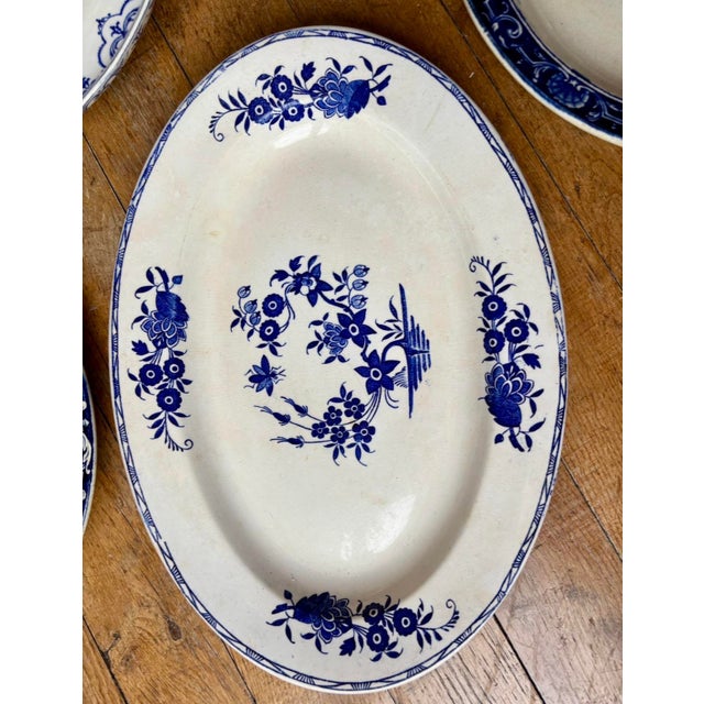 Large Antique Plates, Late 19th-Early 20th Century, Set of 5 For Sale - Image 9 of 18
