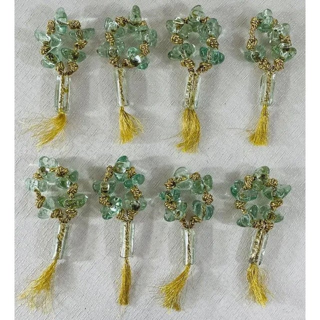 Contemporary Custom Made Napkin Holder/ Ring, a Set of 10 For Sale - Image 3 of 12