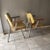 Fabulous Vintage Industrial Modern Two Armchairs Vinyl & Tweed Metal frame steel and aluminum Walnut Wood arms. Made by...