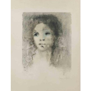 Leonor Fini, Female Face, 1960s, Lithograph For Sale