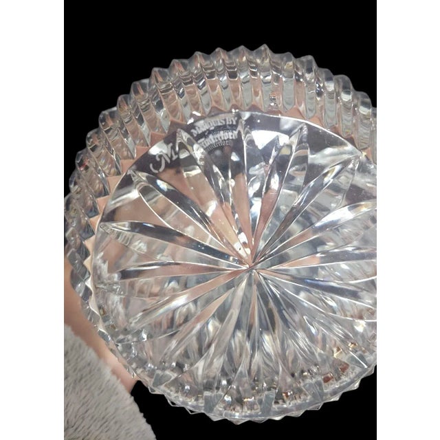 Late 20th Century Late 20th Century Marquis by Waterford Clear Crystal Barcelona Decanter For Sale - Image 5 of 10