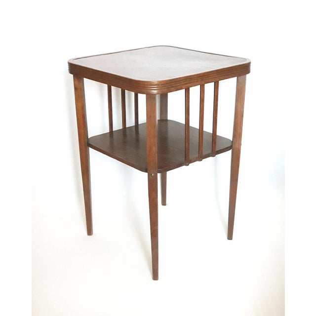 Brown Antique No. 9205 Side Table by Otto Wagner for J&J Kohn, 1903 For Sale - Image 8 of 12