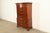 English Baker Furniture Georgian Carved Mahogany Nine-Drawer Highboy Dresser, Circa 1980s For Sale - Image 3 of 14