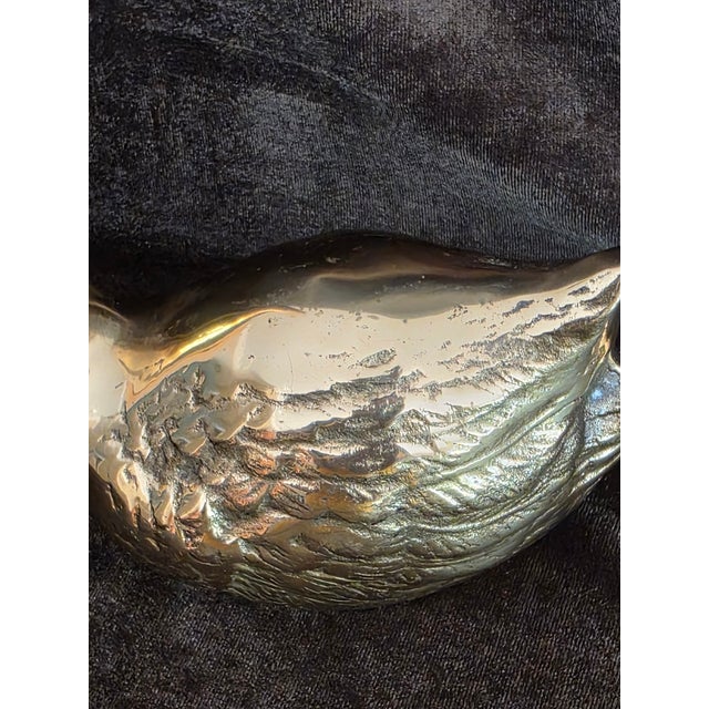 Mid-Century Modern Brass Swan Figures For Sale In New York - Image 6 of 10