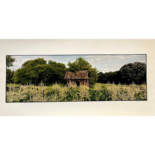 Maxwell Mackenzie, Farm, Summer Landscape, Large Panoramic Vintage Color Photograph Signed Photo, 1993 For Sale
