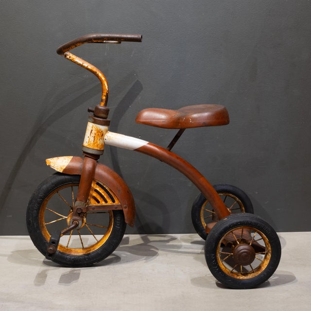 Mid 20th Century Antique Amf Junior Corp. Tricycle c.1950 For Sale - Image 5 of 6