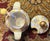 1990s MacKenzie-Childs Aurora Yellow Check Enamel Creamer & Lidded Sugar Bowl Set W/ Spoon – 1990s For Sale - Image 18 of 18