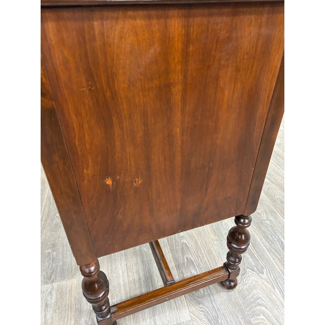 Vintage Jacobean or Tudor Revival Style Carved Sideboard Server Console Buffet For Sale - Image 13 of 15