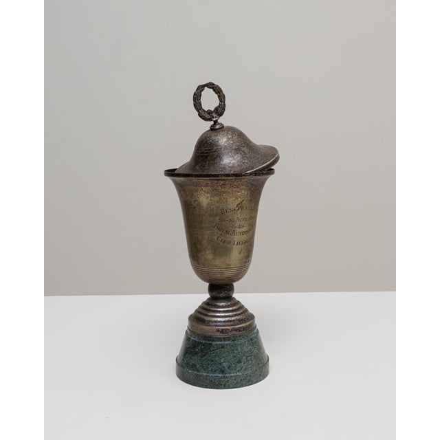 1950s Belgian Metal Goblet For Sale - Image 4 of 18