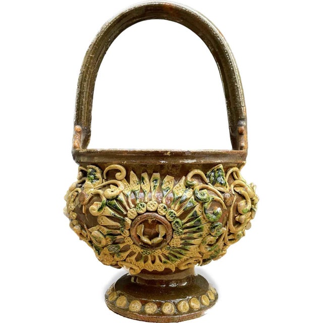 Ceramic Antique Tuscan Ceramic Warmer in Terracotta For Sale - Image 7 of 7