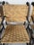 Metal Organic Modern Hand-Wrought Iron & Woven Raffia Armchairs – Set of 4 For Sale - Image 7 of 13