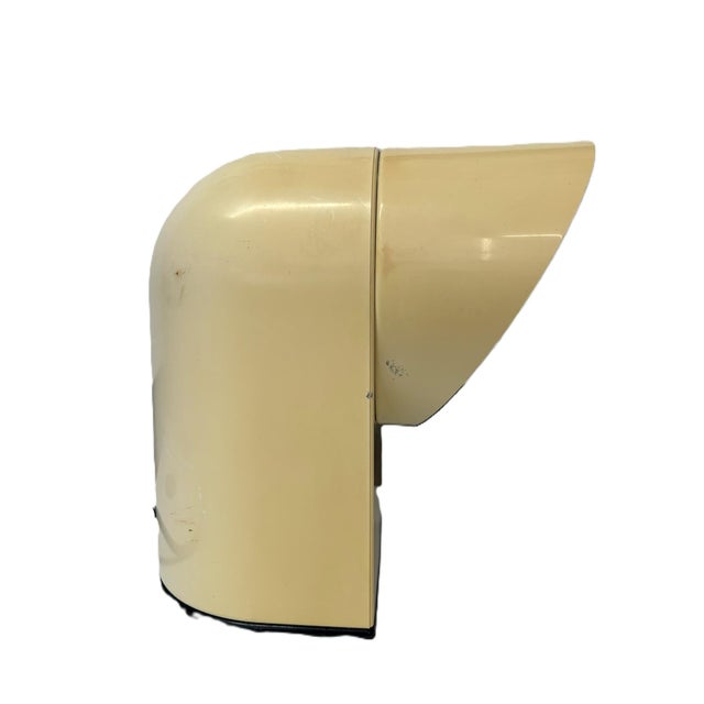Space age Oliver white table lamp by paolo piva for lumenform, 1970s. Three-quarter rotating lampshade allows direction of...