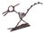 Industrial Metal Road Runner Sculpture Garden Statue For Sale