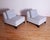 Holly Hunt Pair of Holly Hunt "Ofuro" Chairs in Sky Blue Mohair For Sale - Image 4 of 9
